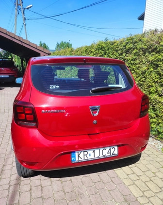 Dacia Sandero cena 25500 przebieg: 59500, rok produkcji 2017 z Kraków małe 67